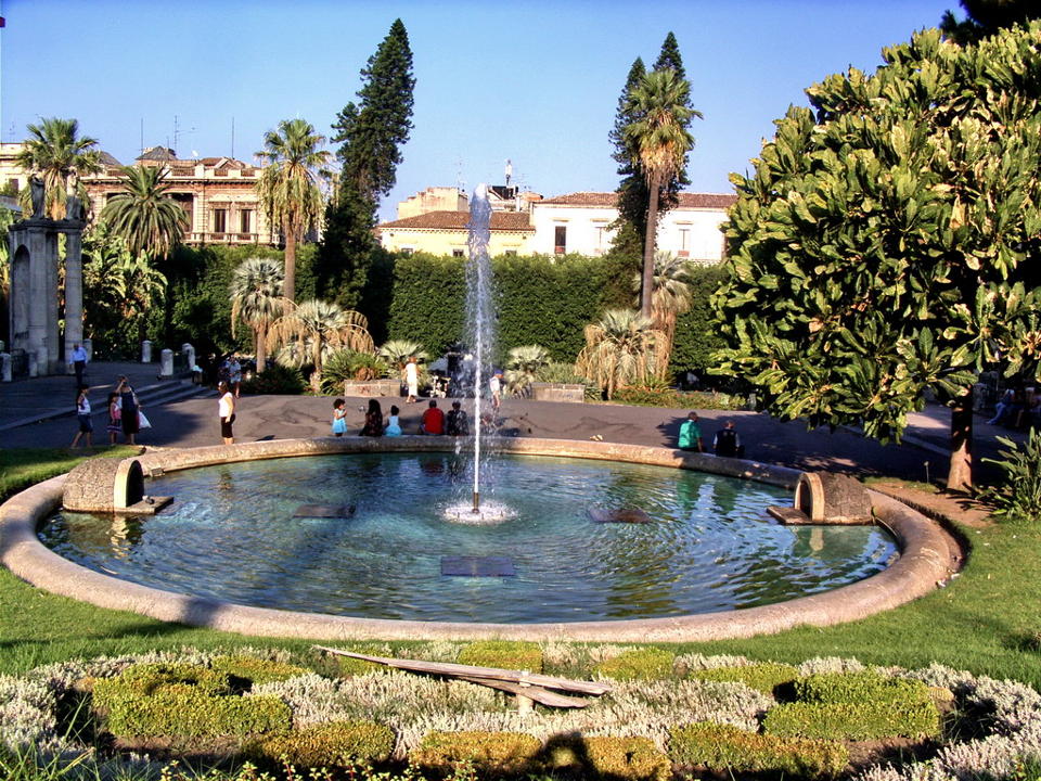 parchi e fontane di Catania