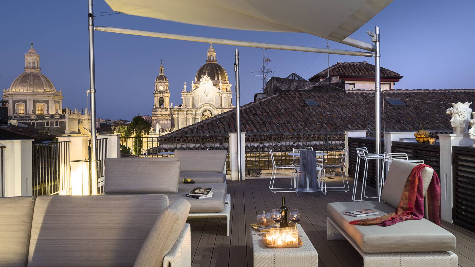 hotel con terrazza vista Duomo Catania